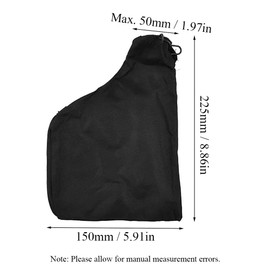 4 x Staubschutzbeutel, 1 x Entlüftung, Staubsammelbeutel mit Reißverschluss, Gehrungssägen-Staubbeutel, Hobelstaubschutz, Tasche, leichtes Gehrungssäge, staubdichtes Werkzeug