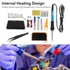 15PCS Set Soldering Iron Set Adjustable Temperature Solder Iron Kit