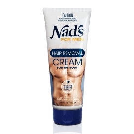 Nad's For Men Body Hair Removal Cream 6.8 oz (Pack Of 3 Tubes)