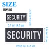 Security Hook and Loop Patch Ultra Reflective Security Patch Durable
