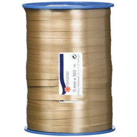 C.E. Pattberg America Gift Curling Ribbon Taupe, 546 Yards of balloonribbon for Gift Wrapping, 0.2 inches Width, Accessories for Decoration & Handicrafts, Decoration Ribbon for Presents