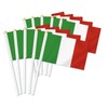 Pack of 25 Italy Handheld Flag, Italian Decor Hand Held
