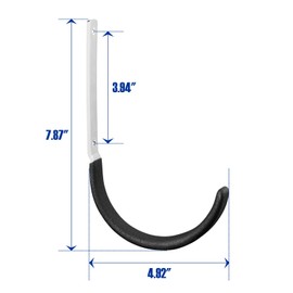 PYBTOOL Heavy Duty Steel Garage Hooks Utility Hooks Garage Storage Organizer Garden Tools Garage Hooks Wall Mounted Steel