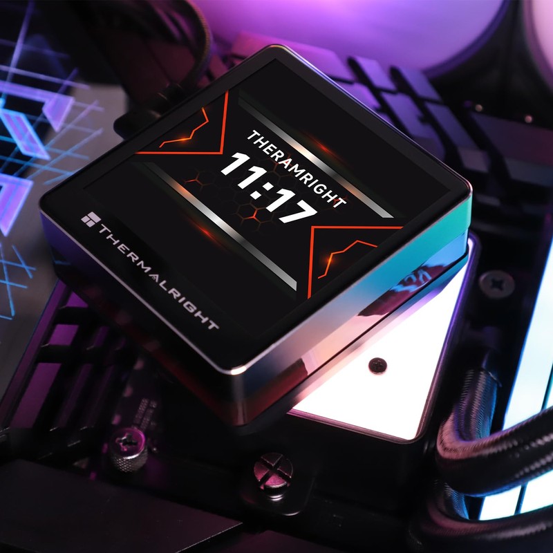 Thermalright Grand Vision 360 ARGB Black CPU AIO Cooler,PC 360