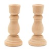 Woodpeckers Mini Candlesticks 3 inches with 1/2 inch Hole, Set