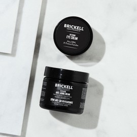 Brickell Men's Ultimate Anti-Aging Routine Prevent Night Face Cream Eyes to Reduce Swelling Wrinkles Dark Circles Under Eye Bags Natural and Organic Fragrance Unscented / 부기 주름 다크서클 언더 아이백 천연 및 유기농 향을 줄여주는 브리켈 남성용 궁극의 안티에이징 루틴 방지 나이트 페이스 크림 아이 Unscented