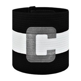 Mezeic Soccer Captain Armband Classic C Captain Bands Unisex Captain's Armband Youths & Adults Football Arm Bands Elastic Adjustable Sport Captains Armband