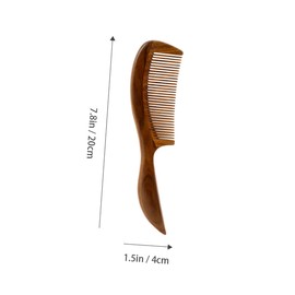 SAFIGLE Sandalwood Wooden Comb for Women Static Hair Styling Tool Unique Tooth Design for Scalp Massage for Home and Professional Use