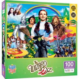 MasterPieces 100 Piece Jigsaw Puzzle for Kids - Wonderful Wizard of Oz - 14"x19"