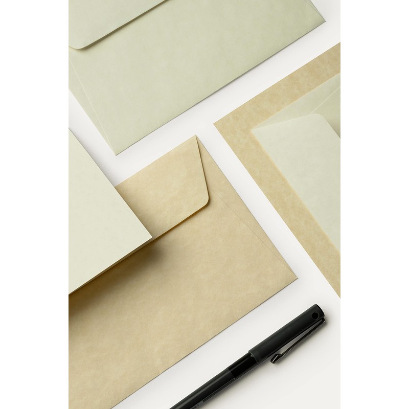 Favini A57W207 Buste Calligraphy Pergamena, 25 Pezzi