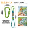 ペットボトルホルダー バックパック ストラップ Dカン カラビ ストラップ 耐久性 調整可能 登山 ハイキング