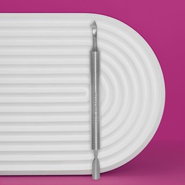 STALEKS PRO by Natury Nails Expert 100/4.2 Cuticle Pusher for Manicure and Pedicure Stainless Steel