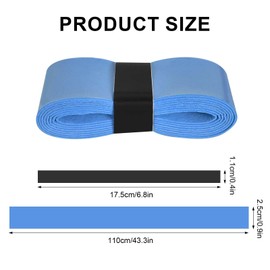 Tibapla 10 Pcs Tennis Racket Grip Tapes, 5 Colors Tennis Racquet Overgrip Grip Tapes, PU Stretchy Anti Slip Overgrip Tape for Tennis Badminton Squash Golf Pickleball Baseball Fishing Rod