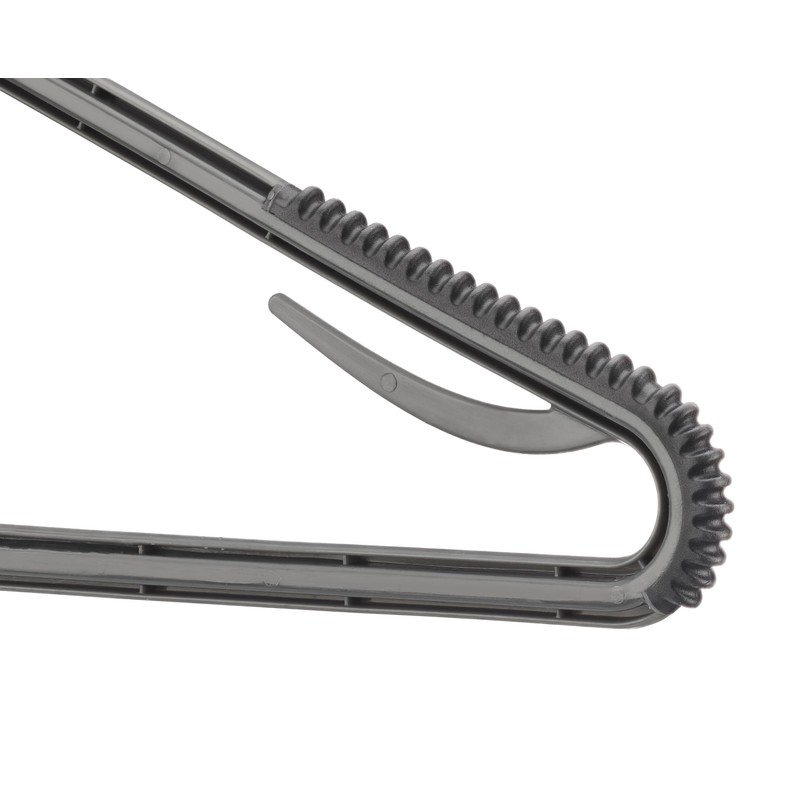 Whitmor Slim Sure-Grip Hangers with Swivel Hook - White and