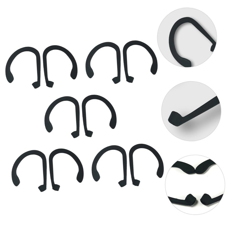 jojofuny 5pairs Ear Hooks for Earbuds Lost Protective Design for