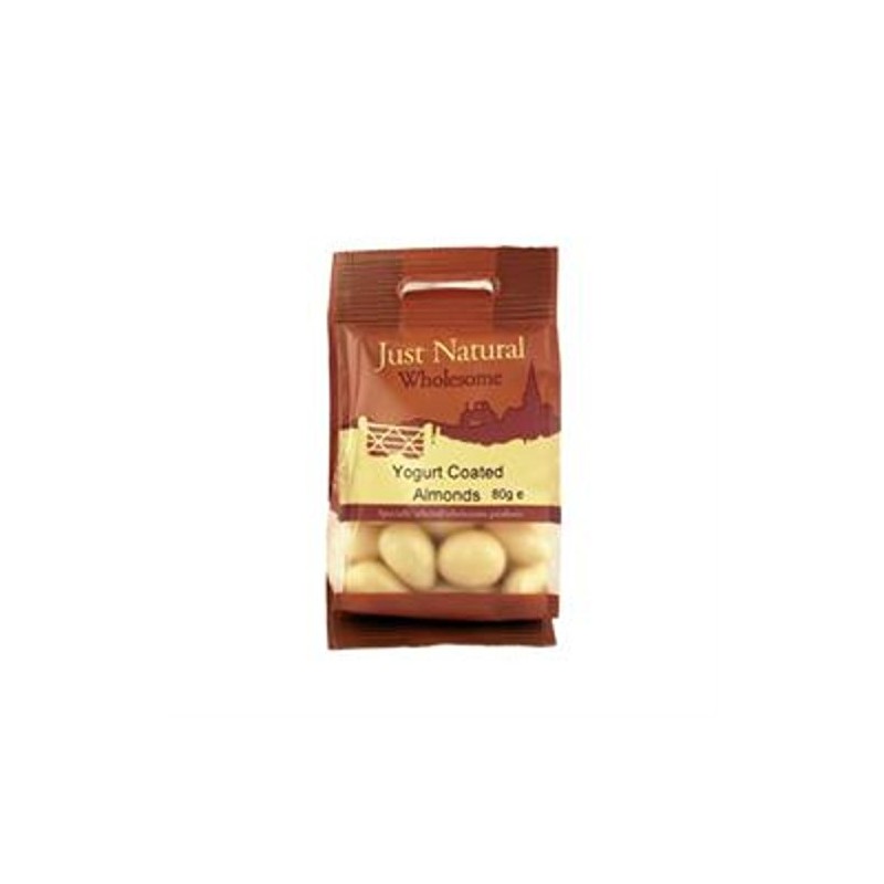 Just Natural Wholesome Yoghurt Coated Almonds 80g