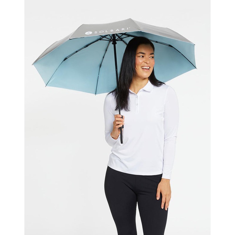 Solbari ULTRACOMPACT Sun Protective Umbrella UPF50+ SKYBLUE 42"