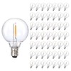 Sdduenled 50pack G40 LED Replacement Light Bulbs 120V 0.6W E12