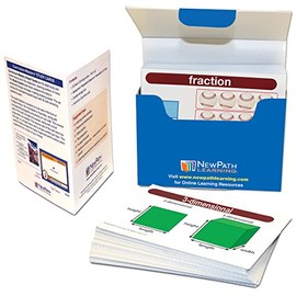 NewPath Learning Math Vocabulary Flash Cards, Grades 3-5