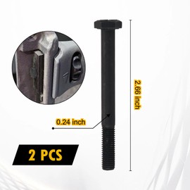 Chair Replacement Arm Bolts for Herman Miller Aeron Replacement Arm Bolts Parts Black- 2 Pack