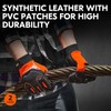 Vgo 2-Pairs Safety Work Gloves, Mechanics Gloves, Impact Gloves, Anti-Vibration