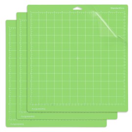 THANMAO Standard Grip Cutting Mat 3 Pack,12"x12" Standard Grip Cutting Mats for Cricut Maker 3/Maker/Explore 3/Air 2/Air/One，Replacement Accessories Card for HTV/Cardstock/Paper/Adhesive Vinyl
