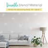 Large Starburst Wall Art Stencils ? Set of 3 Reusable