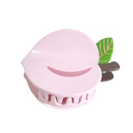 Novelty Big Peach Hair Clip,Acetate Hair Claw,Big Hair Clips for Women,Pink