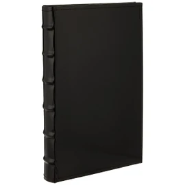 Pioneer Sewn Bonded Leather BookBound Bi-Directional Photo Album, Holds 300 4x6" Photos, 3 Per Page. Color: Black.