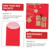 TEHAUX 2sets Year Packets Red Envelopes Chinese Paper Envelopes Luck