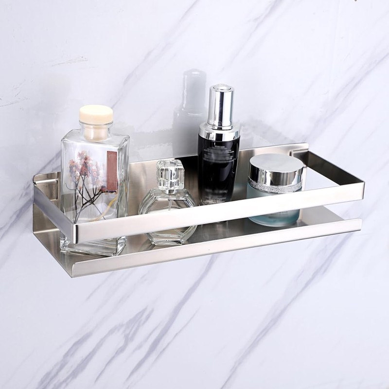 OwnMy Bathroom Shower Shelf Stainless Steel Bath Kitchen Basket Shower