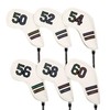 Golf Club Wedge Head Covers 6 Piece Set 50, 52,