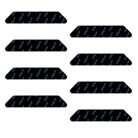 SaveSooo Carpet, Anti-Slip Sheet, Carpet, Anti-slip, Net Hardening, No Residue, Viscosity Restores When Washed with Water, Rugs, Anti-Slip (Trapezoid 1.0 x 5.1 inches (25 x 130 mm) x 8 Pieces)