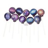 Sparko Sweets Galaxy Lollipops, Galactic Designs, White Peach Flavor, 10