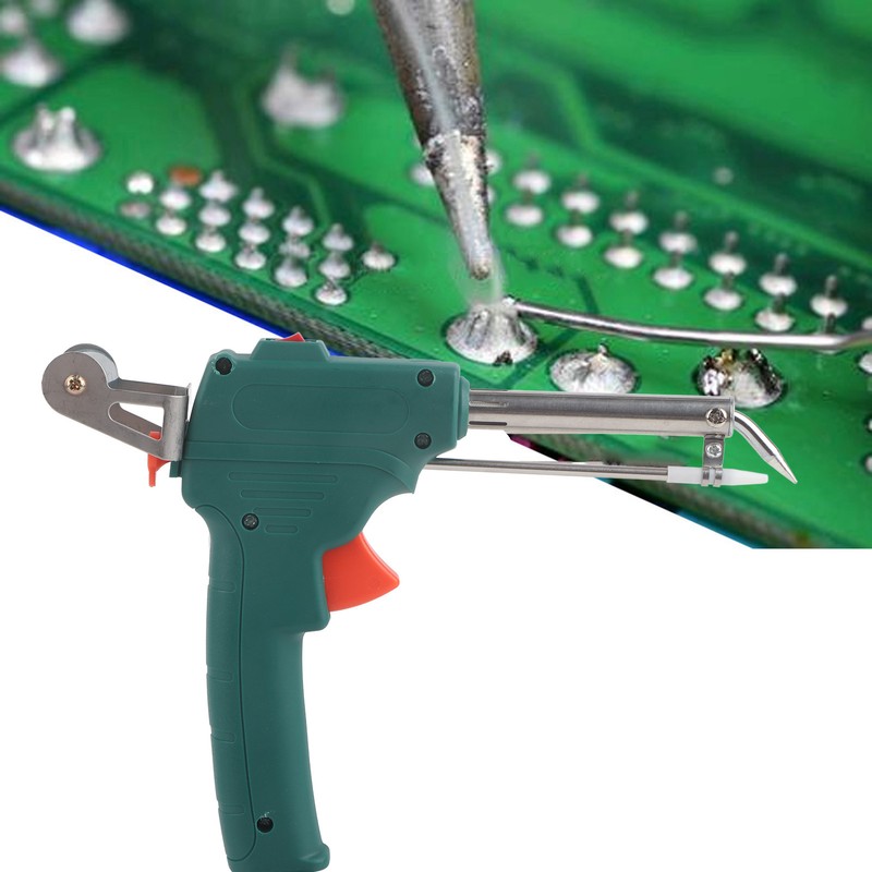 Handheld Semi Auto Send Tin Heat Gun Soldering Iron Station