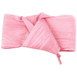 Elerevyo Unisex Solid Color Wrinkled Extra Wide Flat Athletic Shoelaces, Ribbon Shoe Laces for Sneakers 1 Pair 120cm/47.2" Pink