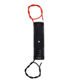 LAMPVPATH (Pack of 6) Single AA Battery Holder, 1 X 1.5V AA Battery Holder, AA Battery Holder with Leads Wires