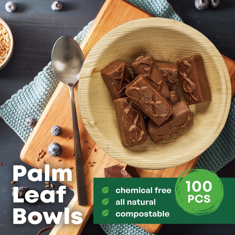DISPOSABLE GREEN® | Round Bowls | Various Sizes | COMPOSTABLE,