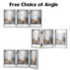 3 Picture Frame 4x6 Silver Triple Hinged MDF Wood with