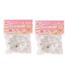 2PCS Taba Squishy Cat Paw Squeeze Toys,Sensory Fidget Toy for Your Best Mellow and Chill,Birthday Gift, Squishy Toys for Adults (Transparent-2PCS)