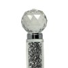 Crushed Diamond Silver Paper Towel Holder, 34cm, Elegant Rack for
