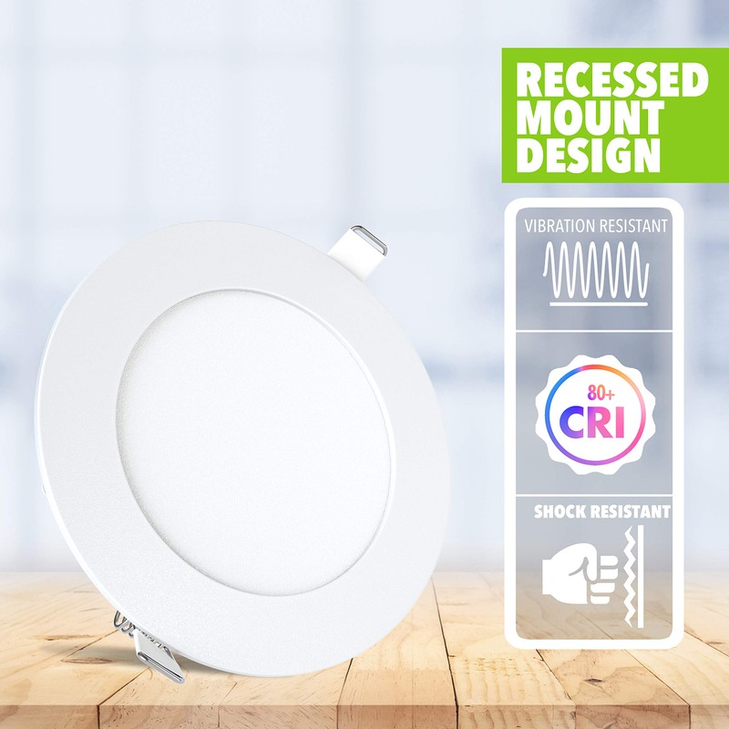 Leisure LED RV Boat Recessed Ceiling Light 480 Lumen Super