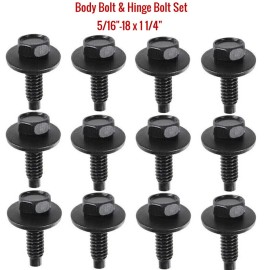 does not apply 12 DOOR HINGE BOLTS 1950-60'S ALL GM CAR/TRUCKS BEL AIR CORVETTE IMPALA GMC C10