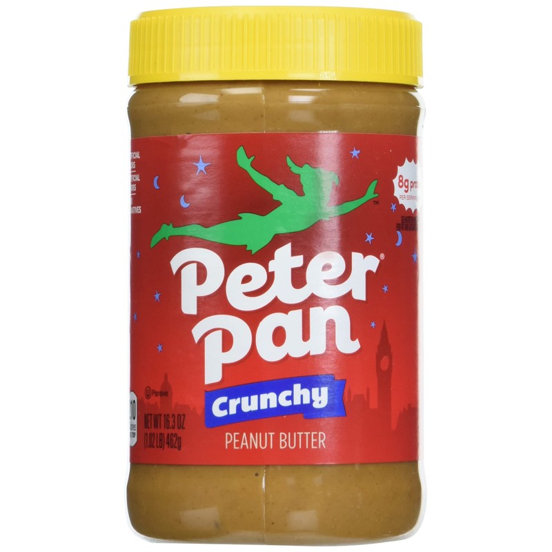Peter Pan Crunchy Peanut Butter, Made with Roasted Peanuts, Great
