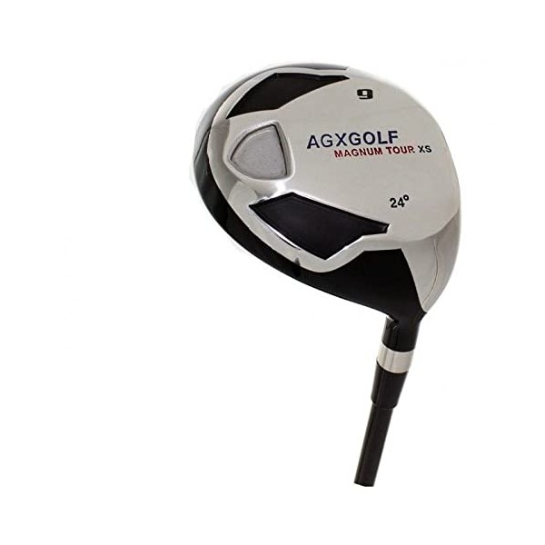 AGXGOLF Men's 24 Degree Magnum #9 Fairway Utility Wood wRegular