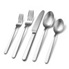 KINGSTONE Forged 30-Piece Silverware Set, Matte Flatware Set for 6,