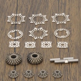 RCAWD Diff Gear Set & Active Diff Plates for ARRMA 6S 1/7 Fireteam Mojave, 1/8 Kraton Notorious Outcast Talion Upgrades Parts, 4X4 BLX & Bash Roller Hop Ups for #ARA310984#ARA310985