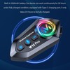Greatzer Motorcycle Helmet Bluetooth 5.4 Headset Speakers Wireless Intercom Headset