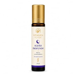 Vitaliza Tu Vida – Sueño Profundo – Roll-On de Aromaterapia con Lavanda, Bergamota y Ylang Ylang – Aceites Esenciales 100% Puros – Ritual Nocturno de 