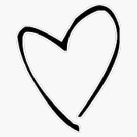 Magnet Simple Heart Magnet Bumper Sticker Car Magnet Flexible Reuseable Magnetic Vinyl 5"